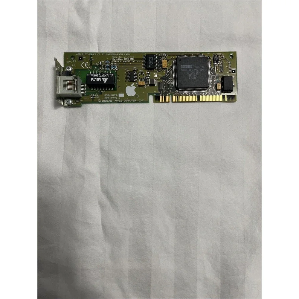 Vintage Apple Ethernet CS II Twisted-Pair Card 820-0784-A Comm Slot II Mac